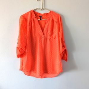 Adorable Orange Blouse